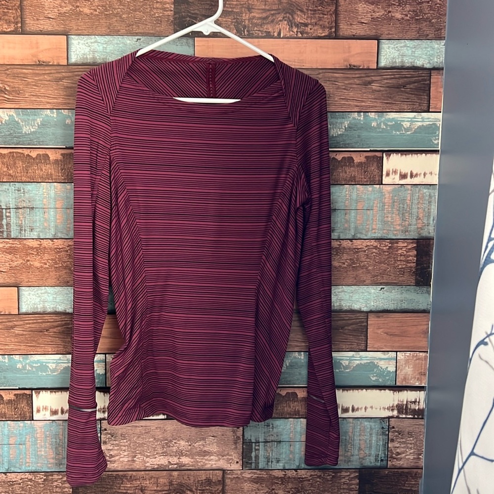 Lululemon long sleeve running shirt